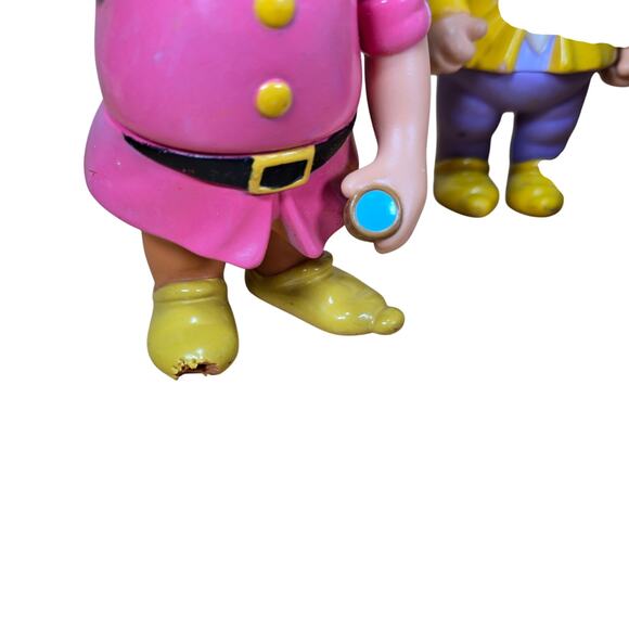 Vintage Set of Disney Thailand Seven Dwarfs, Hard plastic/rubber . Snow White - Picture 4 of 9